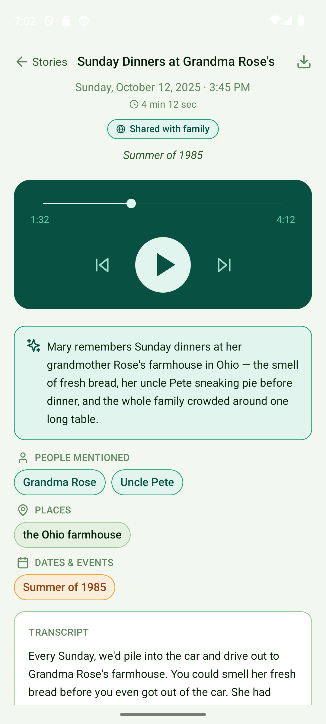 HeirLore app screenshot